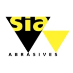 Sia Abrasives logo in black and yellow