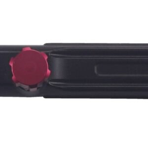 Black hose fitting with colored knobs, brand Starparts.