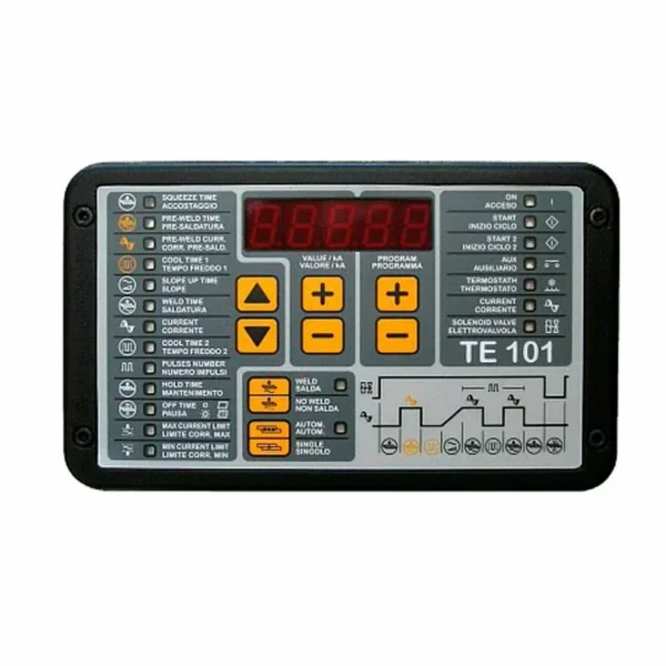 Control panel for TE 101 welding machine.
