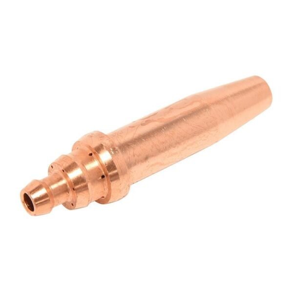Copper welding nozzle for precision tasks