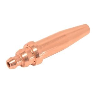 Copper welding torch tip for precision work
