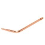 Curved copper tool for precise applications.