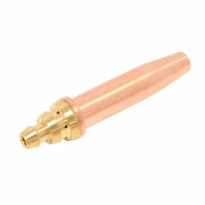Copper and brass welding torch nozzle.