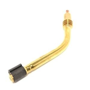 Curved brass nozzle for gas welding