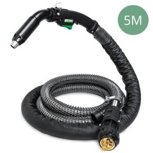 5-meter welding torch hose with handle attachment