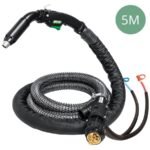5-meter welding torch with flexible hose.