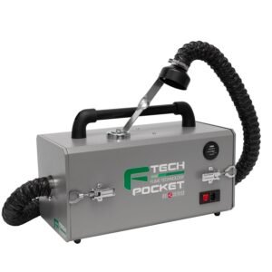 Fume extraction device for safe air quality.