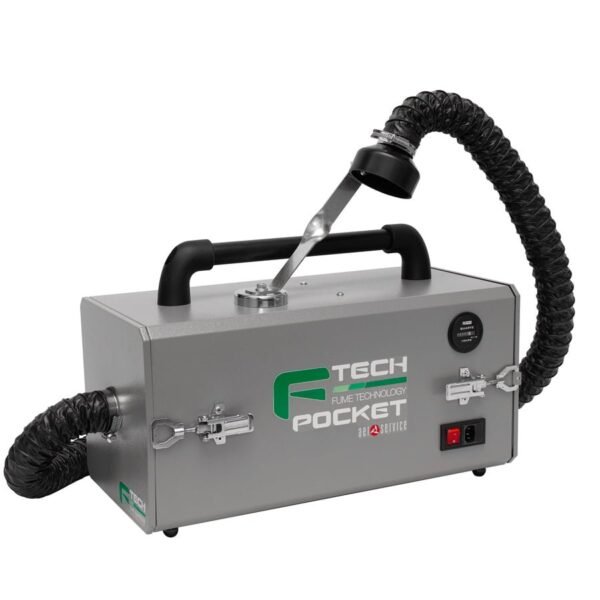 Fume extraction device for safe air quality.