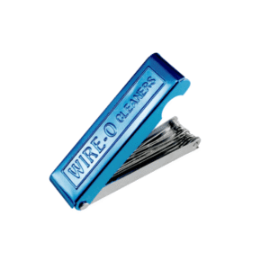Blue wire cleaner tool for organizing cables