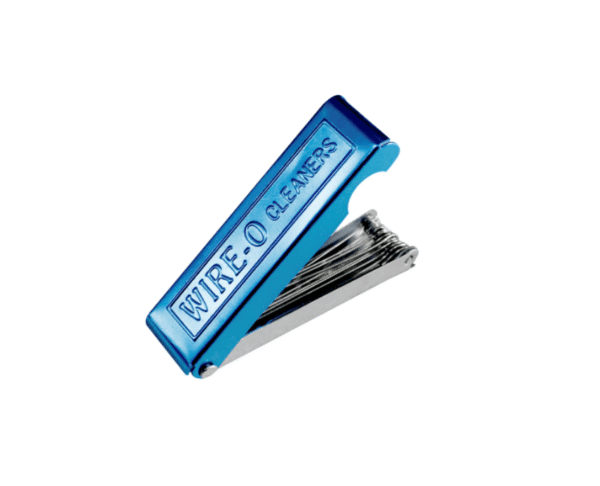 Blue wire cleaner tool for organizing cables