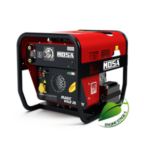 Red MOSA generator with eco-friendly certification.