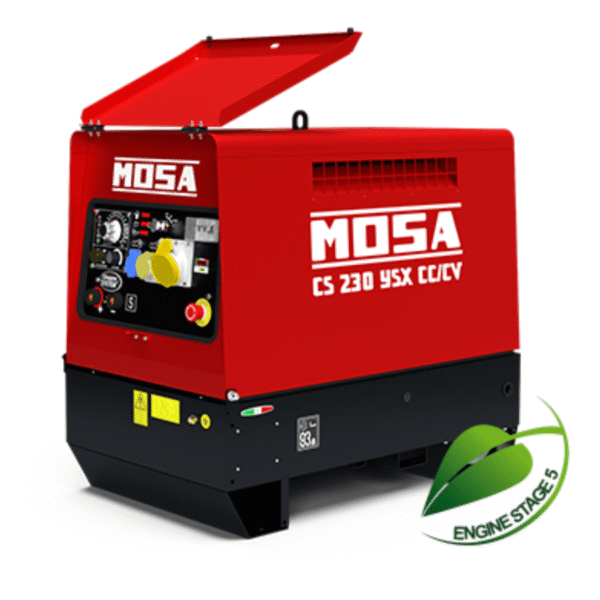 MOSA CS 230 YSX generator with eco-friendly design.