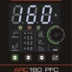Digital display of ARC160 PFC welding machine