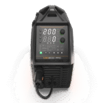 MIG200 PFC welding machine with digital display.