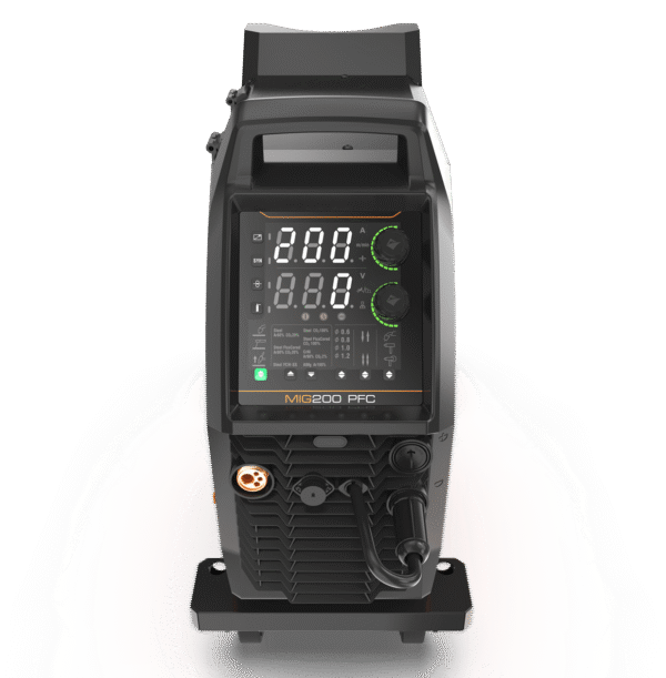 MIG200 PFC welding machine front view