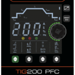TIG200 PFC welding machine display panel