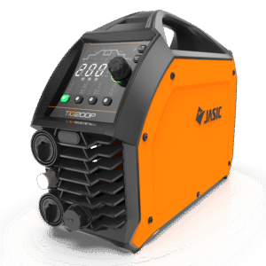 JASIC TIG200P welding machine with digital display.