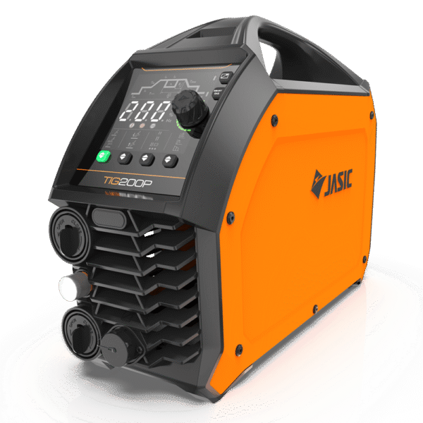 JASIC TIG200P welding machine with digital display.