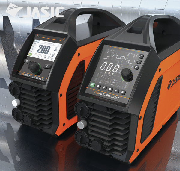 JASIC TIG welding machines with digital displays