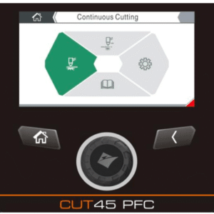 Control panel for continuous cutting operation