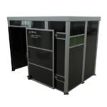 Kyrus laser welding enclosure with open door