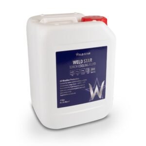 Weld Star torch cooling fluid in 4 liter container.
