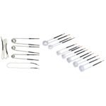 Various electrical wires and connectors arranged neatly.