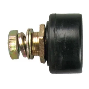 Mechanical component with a black outer casing.