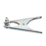 Metal clip intended for electrical connections.