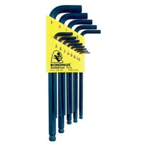 Set of Bondhus hex wrenches in holder