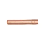 Copper welding nozzle with a smooth finish.