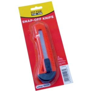 Large snap-off utility knife in packaging