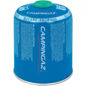 Campingaz butane/propane fuel canister.