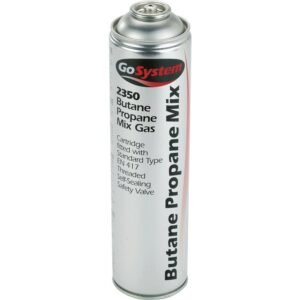 Butane propane mix gas cartridge for camping use
