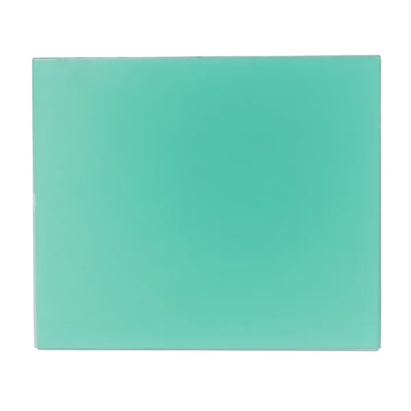 Solid turquoise square shape.