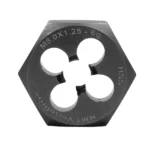Hexagon tap with M8 specifications and threading