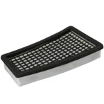 Flat air filter for cleaning appliances.