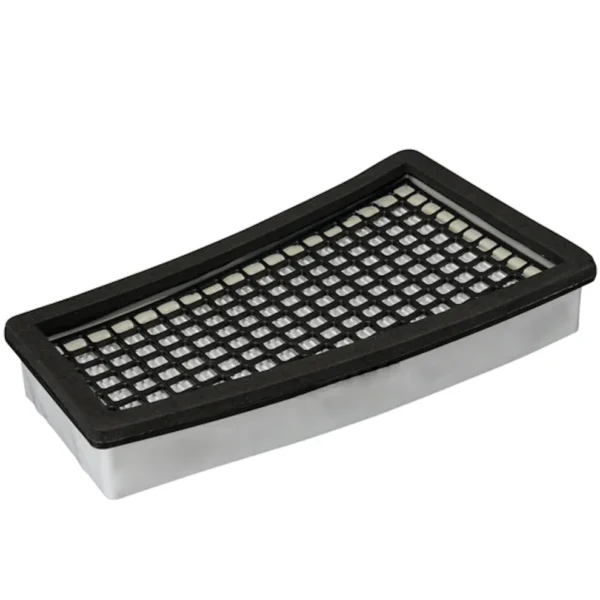 Flat air filter for cleaning appliances.