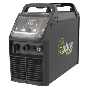Oxy-fuel cutter with digital display and controls.