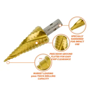 505020infographic_8ae2da42-6b78-43bc-852f-6025c7279555_1024x1024.webp HMT VersaDrive step drill with impact-resistant design