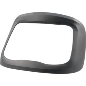 Black rectangular frame with rounded edges.
