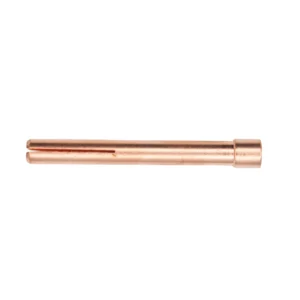 Copper alignment tool with cylindrical design.