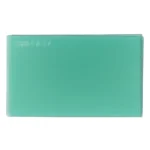 Green translucent plastic sheet.
