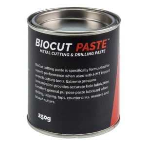 Biocut metal cutting and drilling paste container.