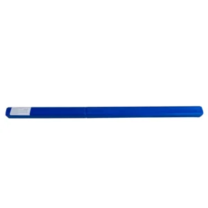 Blue fitness balance beam for exercise training.