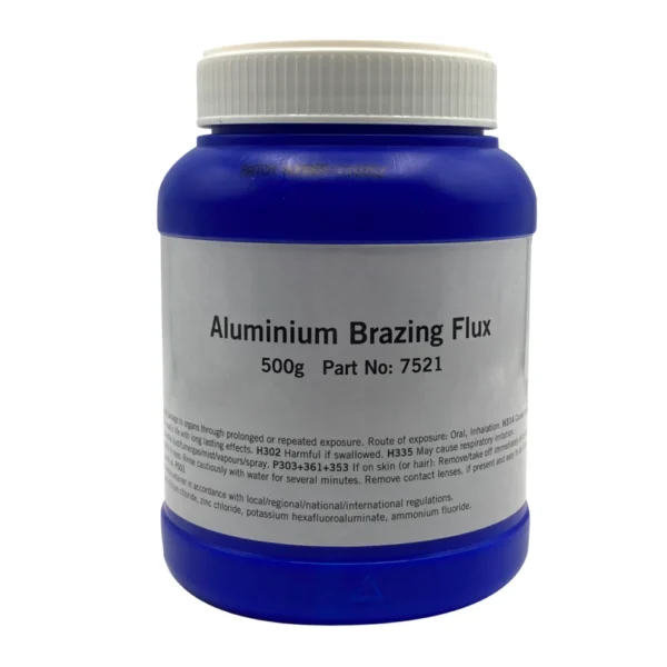 Container of aluminium brazing flux, 500g.