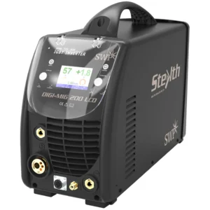 SWP Digi-MIG 200 LCD welder with digital display.