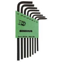 Set of Bondhus hex keys in holder.