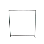 Black backdrop frame for photography use.
