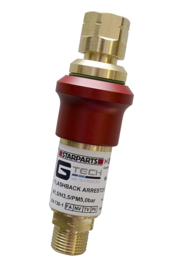 Flashback arrestor for gas technology applications.